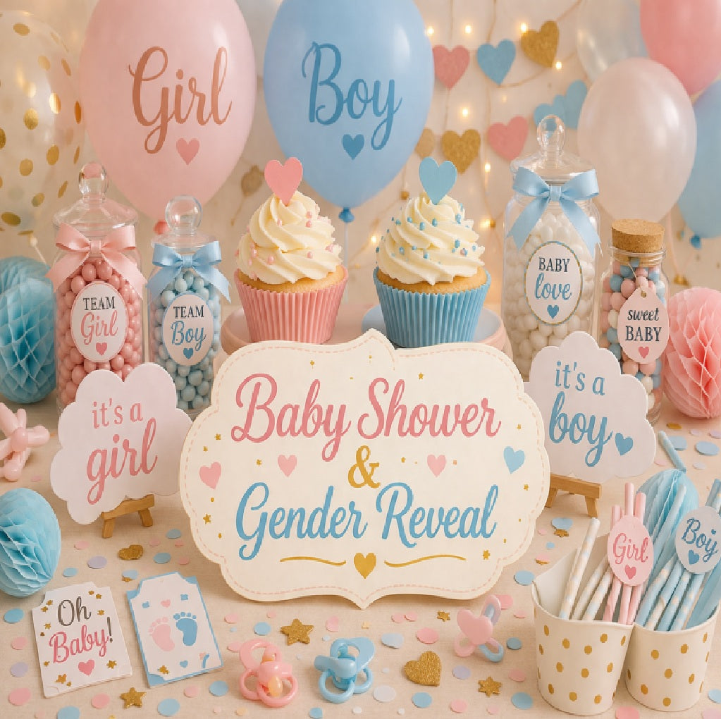 Artículos para Baby Shower y Gender Reveal en Chile