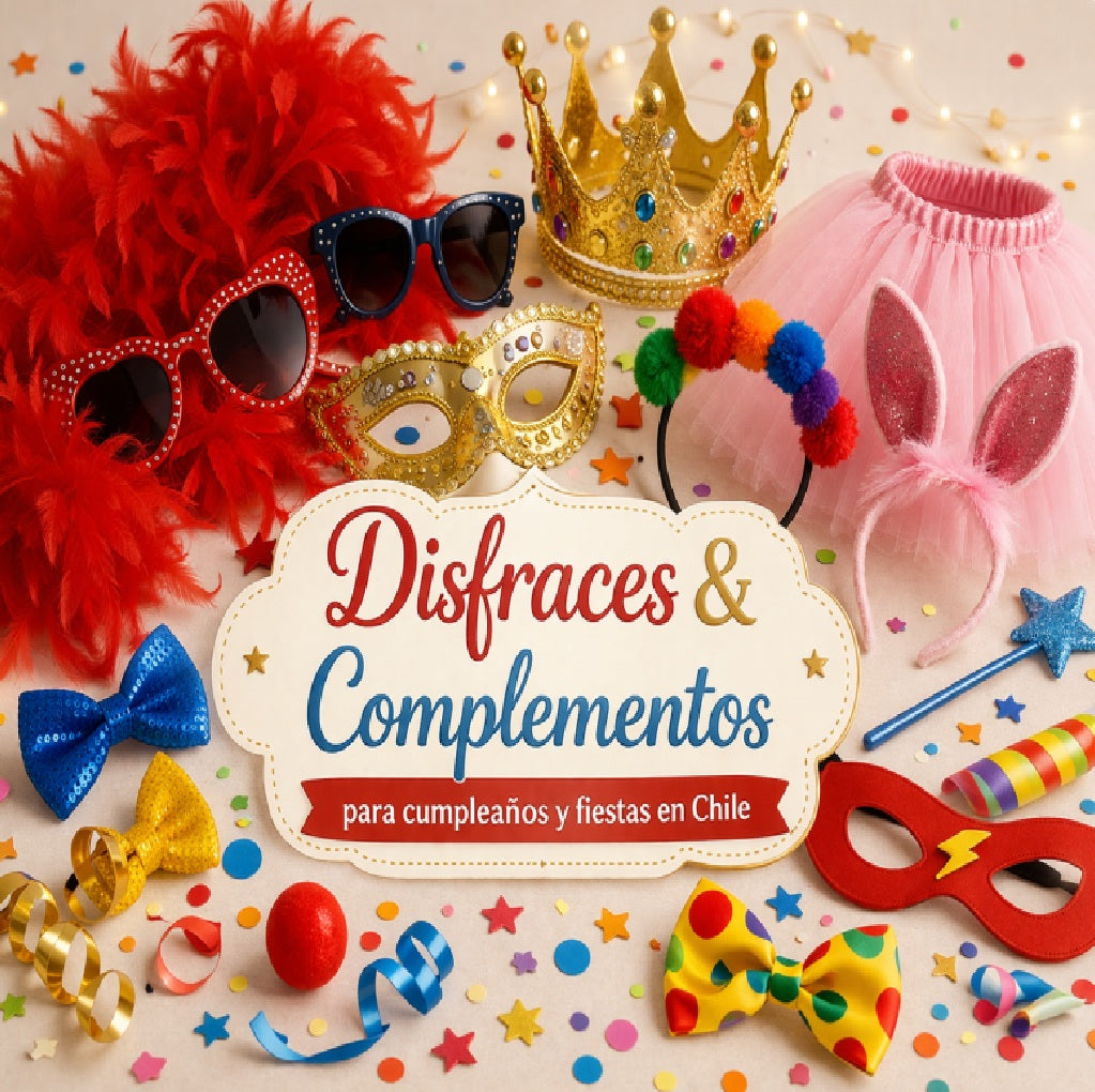 Disfraces y accesorios para cumpleaños y fiestas en Chile