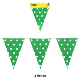 Guirnalda Banderines Polka – Banner Decorativo para Cumpleaños y Fiestas