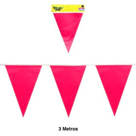 Guirnaldas Colores Solidos Fucsia