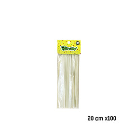 Brochetas Para Barbacoa BROCHETA 20 CMS 100 UND