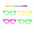 Lentes de Fiesta Mix Party para Disfraces, Cumpleaños, Cotillón y Eventos