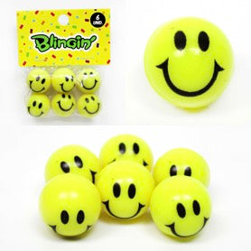 Pelota Saltarina Sonrisa x6 - Pelotas Rebotadoras para Niños