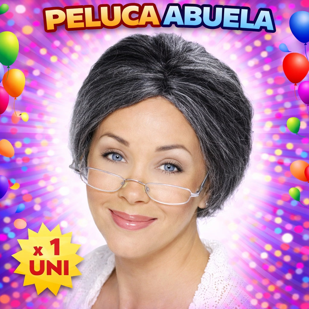 Pelucas de Disfraz Mix Fashion de Colores para Fiesta, Carnaval, Halloween y Cotillón