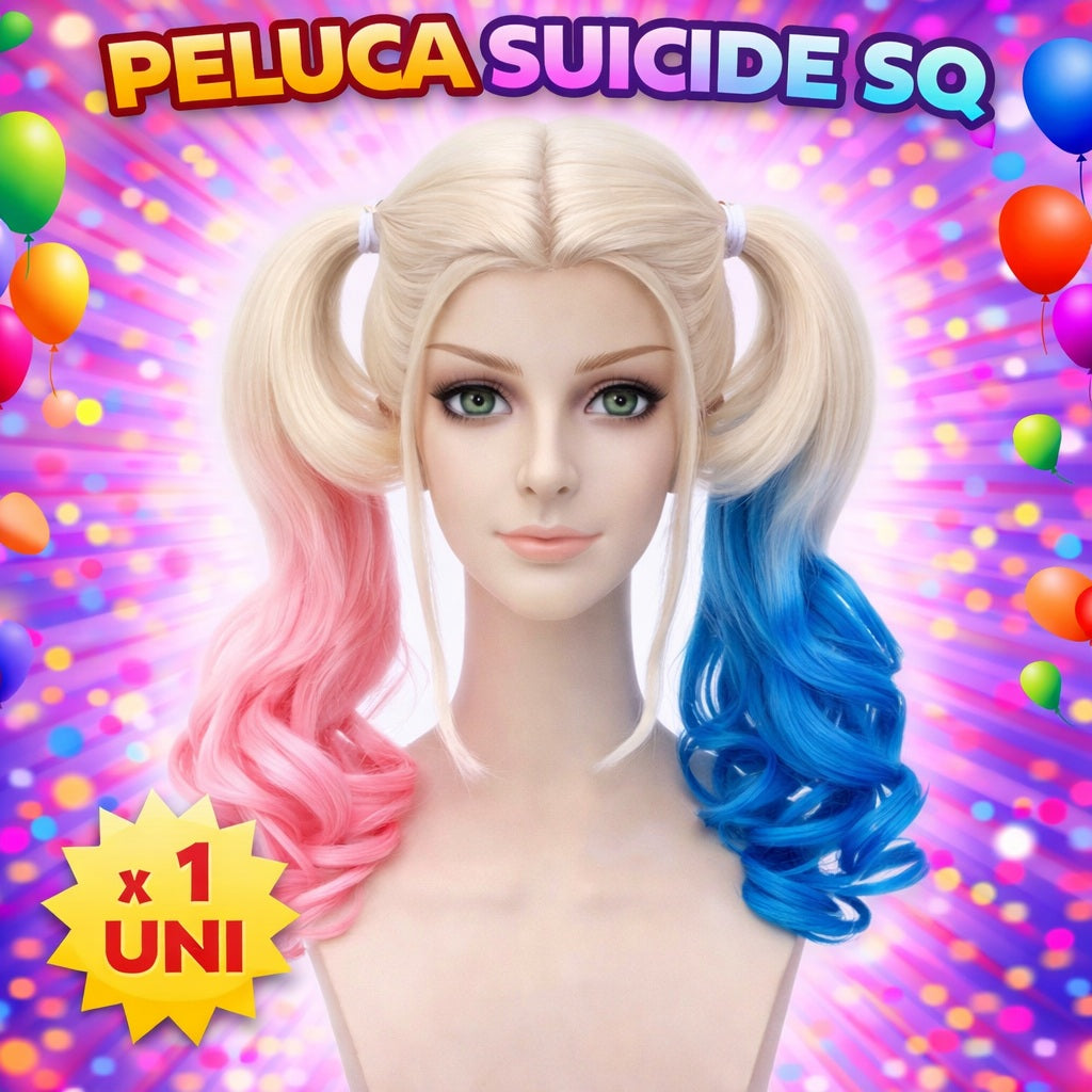Pelucas Personajes para Fiesta, Carnaval, Halloween y Cotillón
