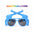 Lentes de Fiesta Mix Party para Disfraces, Cumpleaños, Cotillón y Eventos