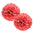 Pompon Decorativo Polka 25 cm x2 – Decoración para Cumpleaños y Fiestas