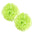 Pompon Decorativo Polka 25 cm x2 – Decoración para Cumpleaños y Fiestas