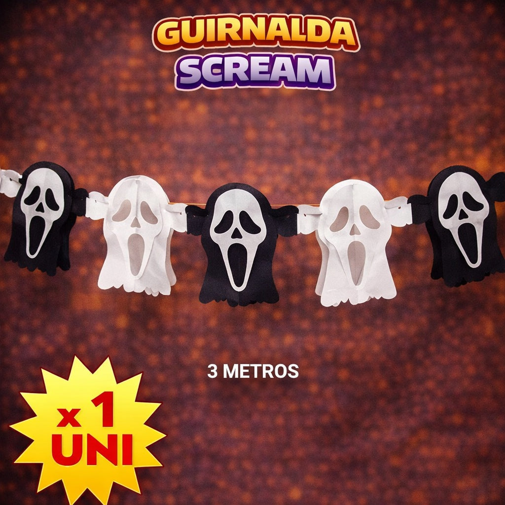 Guirnalda Halloween - Decoración Halloween y Fiesta Temática