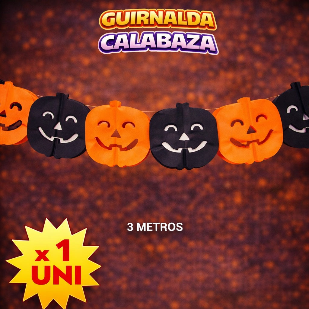 Guirnalda Halloween - Decoración Halloween y Fiesta Temática