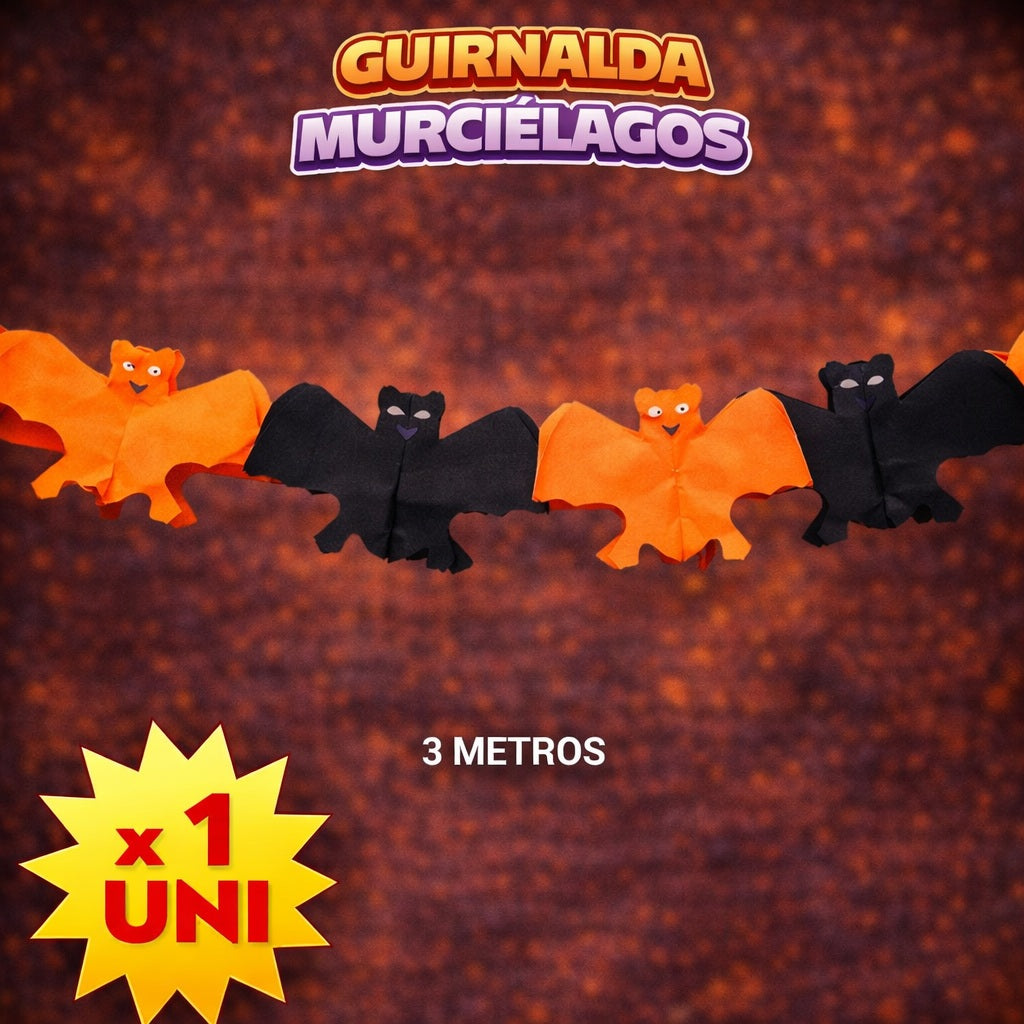 Guirnalda Halloween - Decoración Halloween y Fiesta Temática