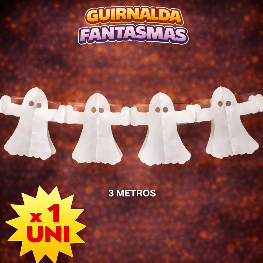 Guirnalda Halloween - Decoración Halloween y Fiesta Temática