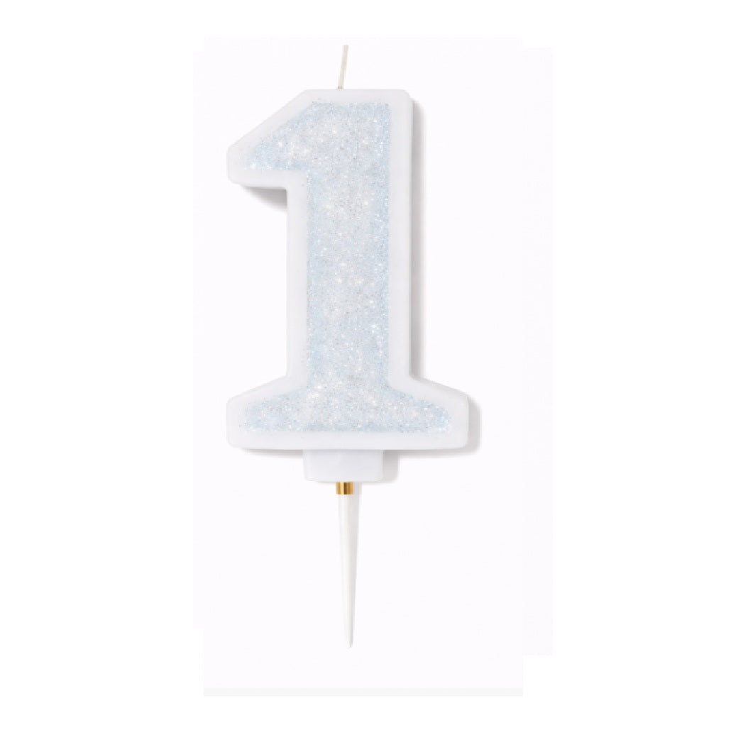 Velas Numerales Celestes – Velas de Número para Cumpleaños