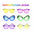Lentes de Fiesta Mix Party para Disfraces, Cumpleaños, Cotillón y Eventos
