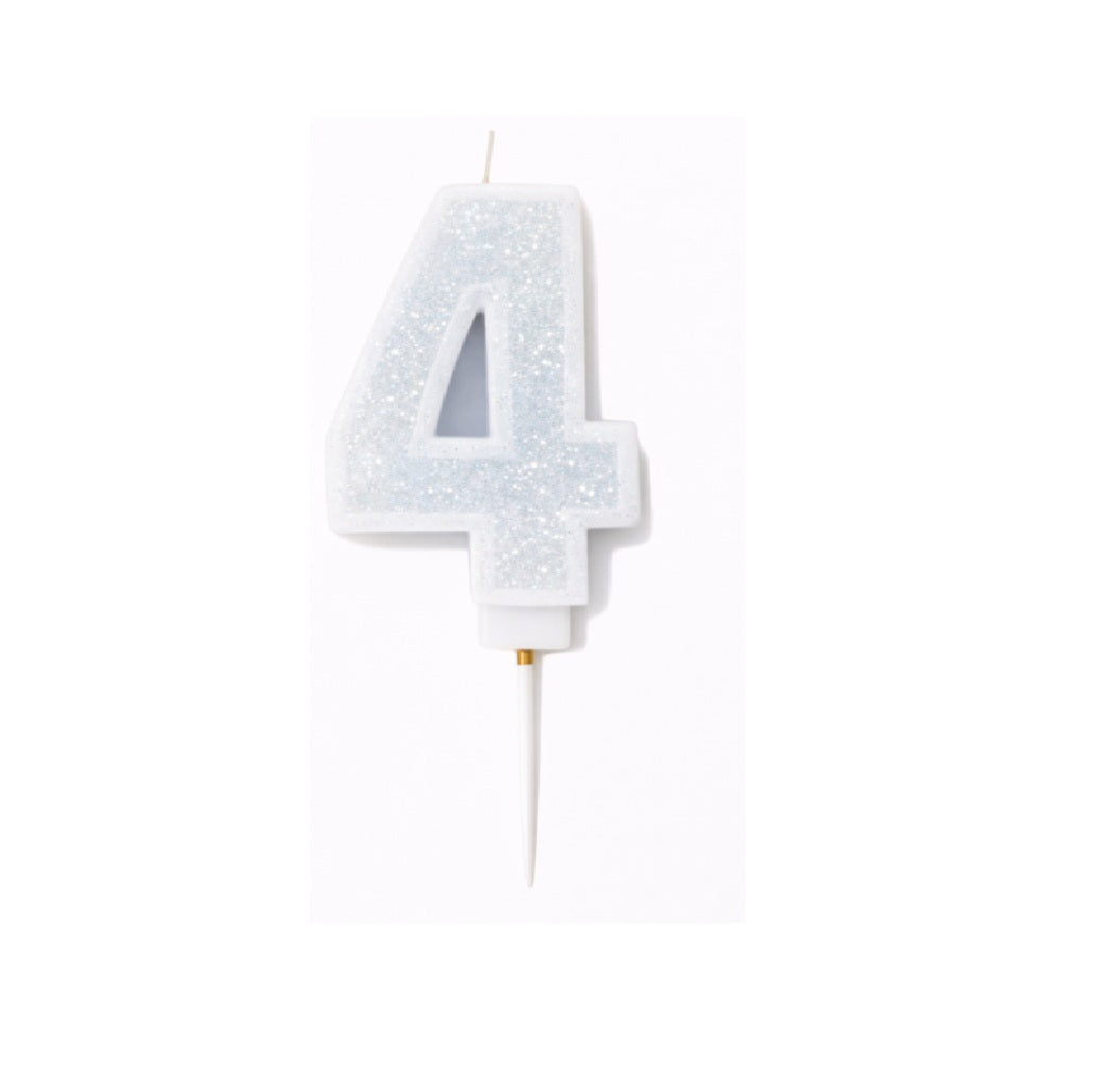 Velas Numerales Celestes – Velas de Número para Cumpleaños