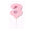 Velas Numerales Rosadas – Velas de Número para Cumpleaños