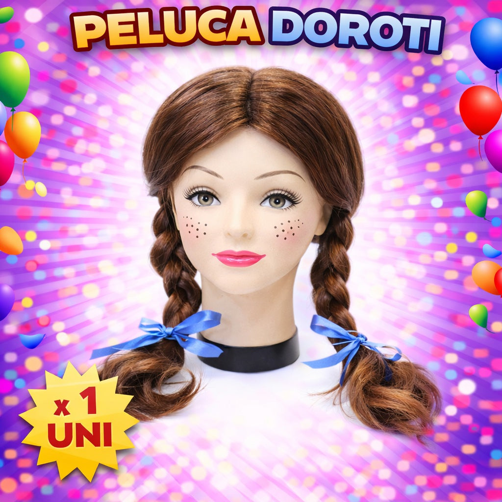 Pelucas Personajes para Fiesta, Carnaval, Halloween y Cotillón