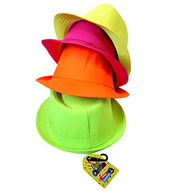 Gorros Flúor Mix x4 - Sombreros de Fiesta Colores