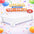 Mantel de Mesa 137 x 274 cm de Colores para Fiesta, Cumpleaños y Decoración de Eventos