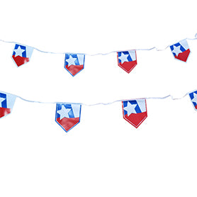 Decoracion De Mesa Fiestas Patrias BANNER BANDERA CHILE X 1