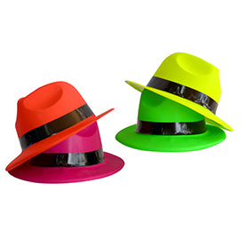 Gorros Flúor Mix x4 - Sombreros de Fiesta Colores