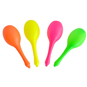 Maracas Fluor x12 - Maracas de Juguete para Fiesta