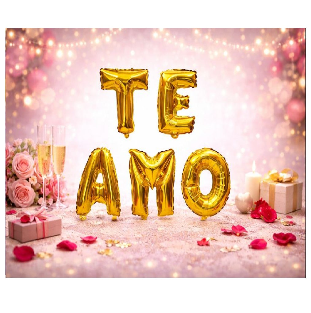 Globos Foil con Frases para Decoración de Cumpleaños y Fiestas