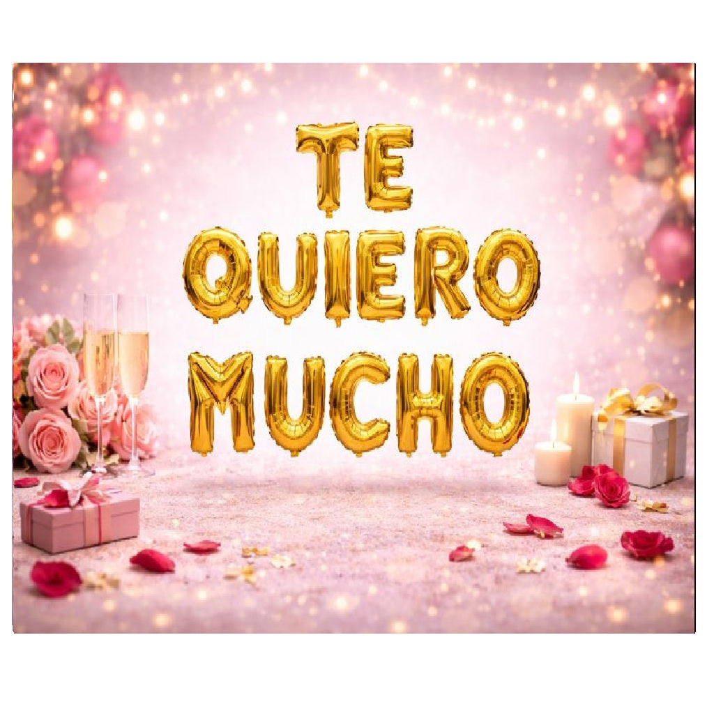 Globos Foil con Frases para Decoración de Cumpleaños y Fiestas