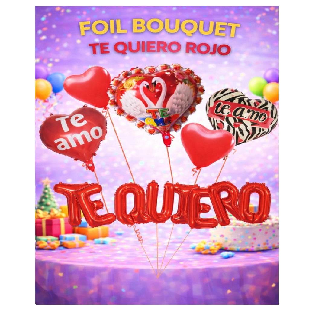 Sets de Bouquets – Globos Foil Decoración para Fiesta