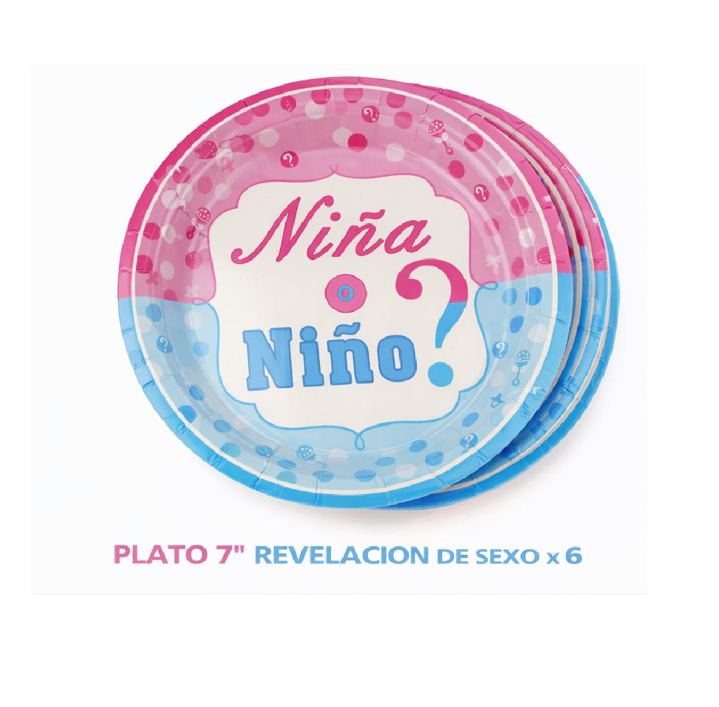 Decoración de Revelación de Sexo - Línea Temática