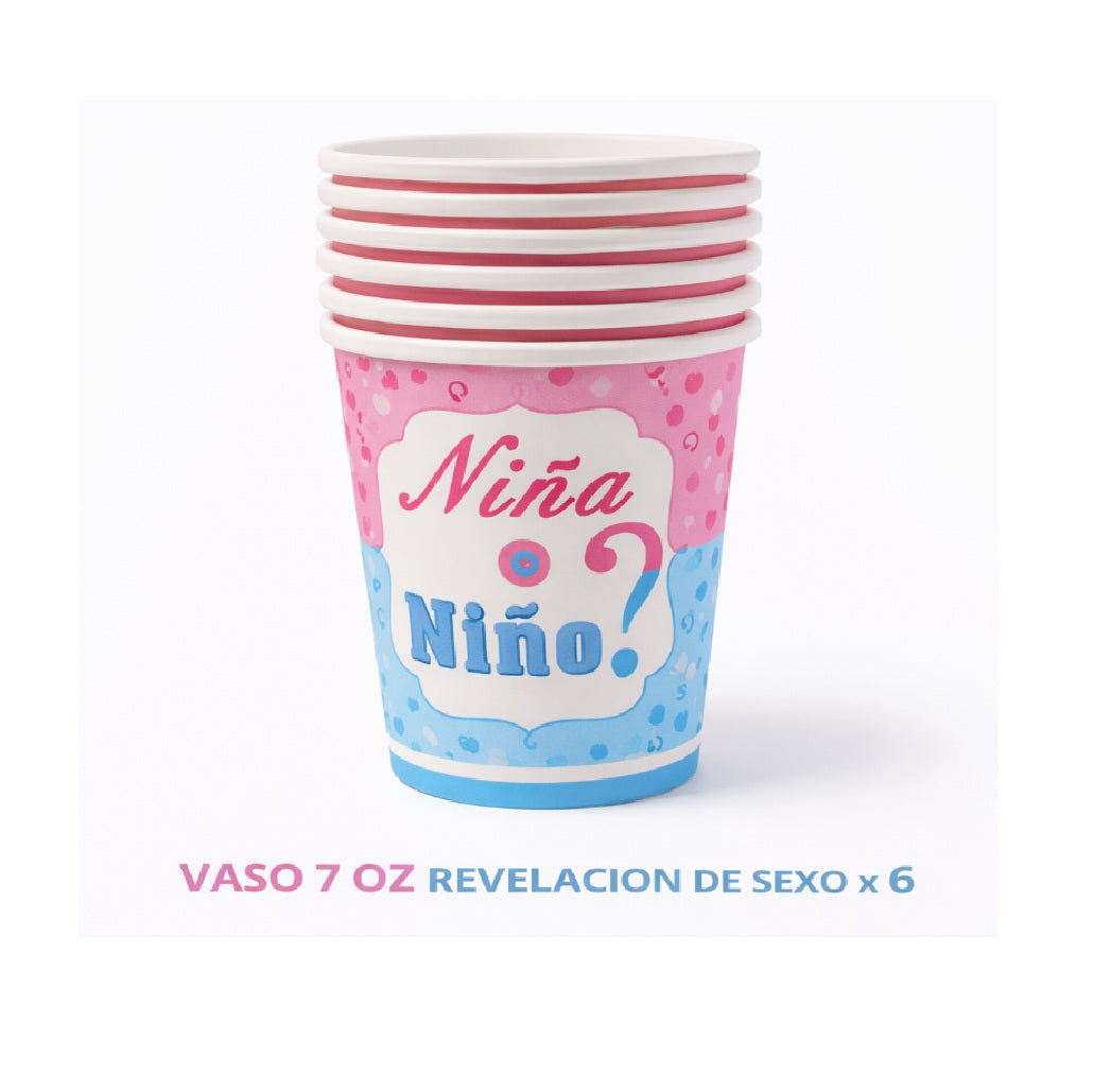 Decoración de Revelación de Sexo - Línea Temática