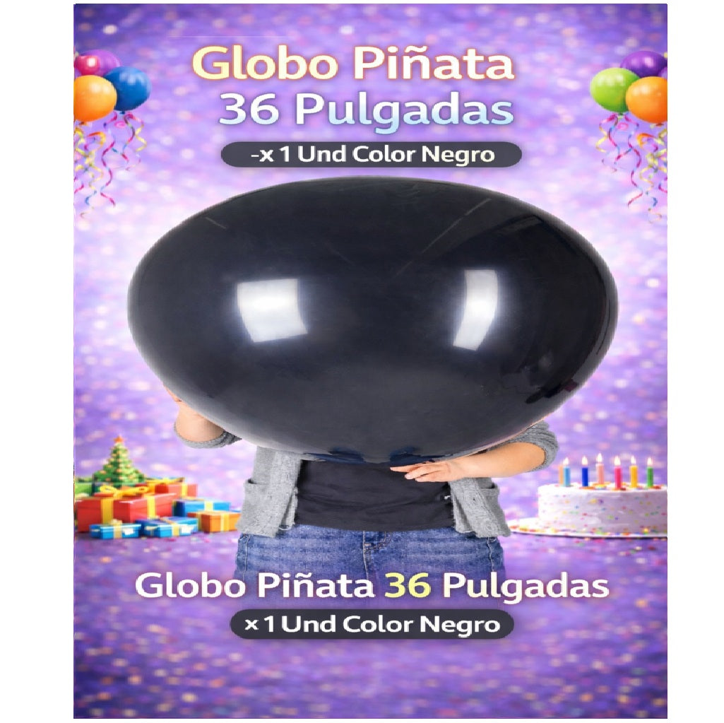 Globo Piñata 36” x1 Unidad – Globo Gigante para Cumpleaños