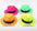 Gorros Flúor Mix x4 - Sombreros de Fiesta Colores