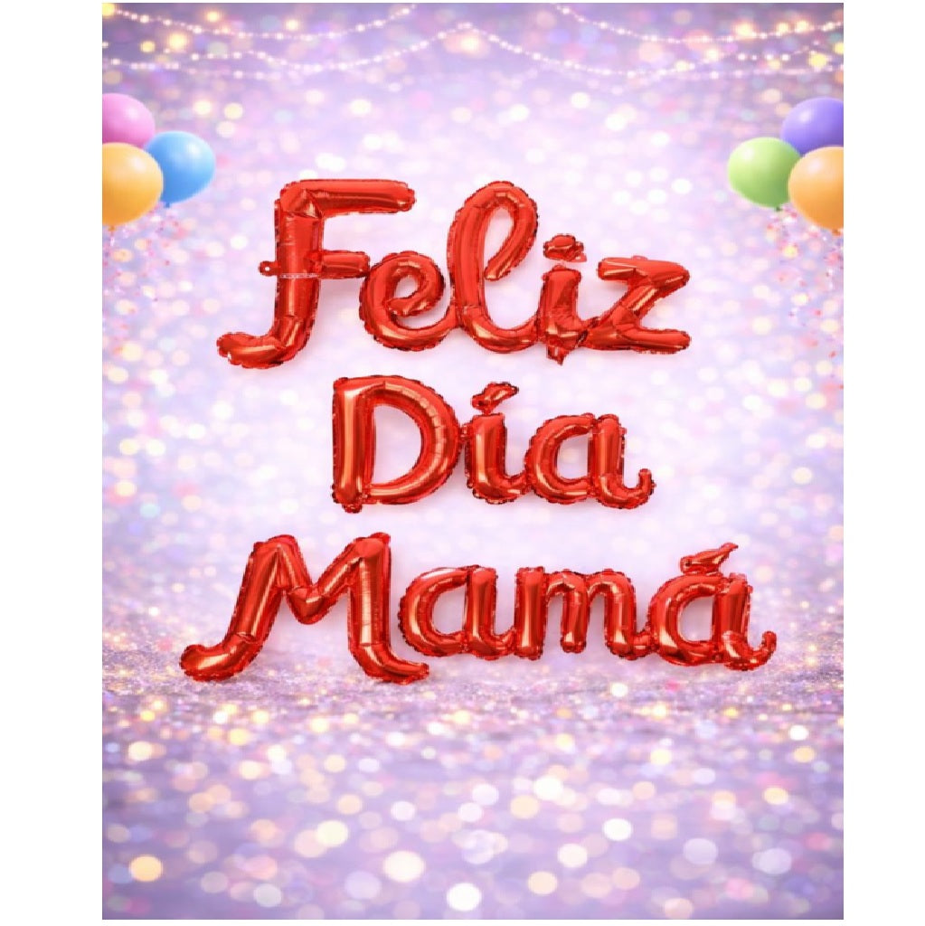 Globos Foil con Frases para Decoración de Cumpleaños y Fiestas