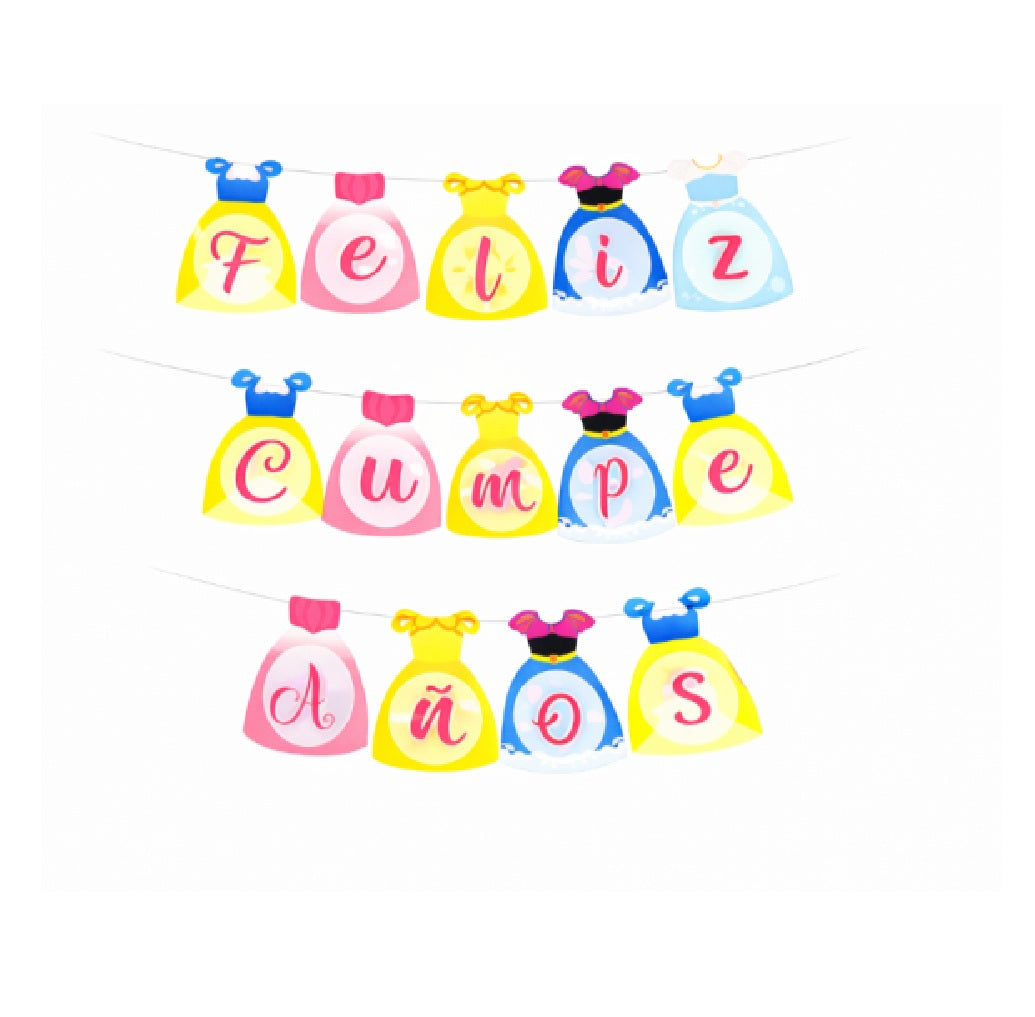 Guirnalda Feliz Cumpleaños - Decoración Cumpleaños y Fiesta