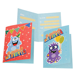 Tarjetas de Invitación para Cumpleaños x10 – Invitaciones para Fiesta
