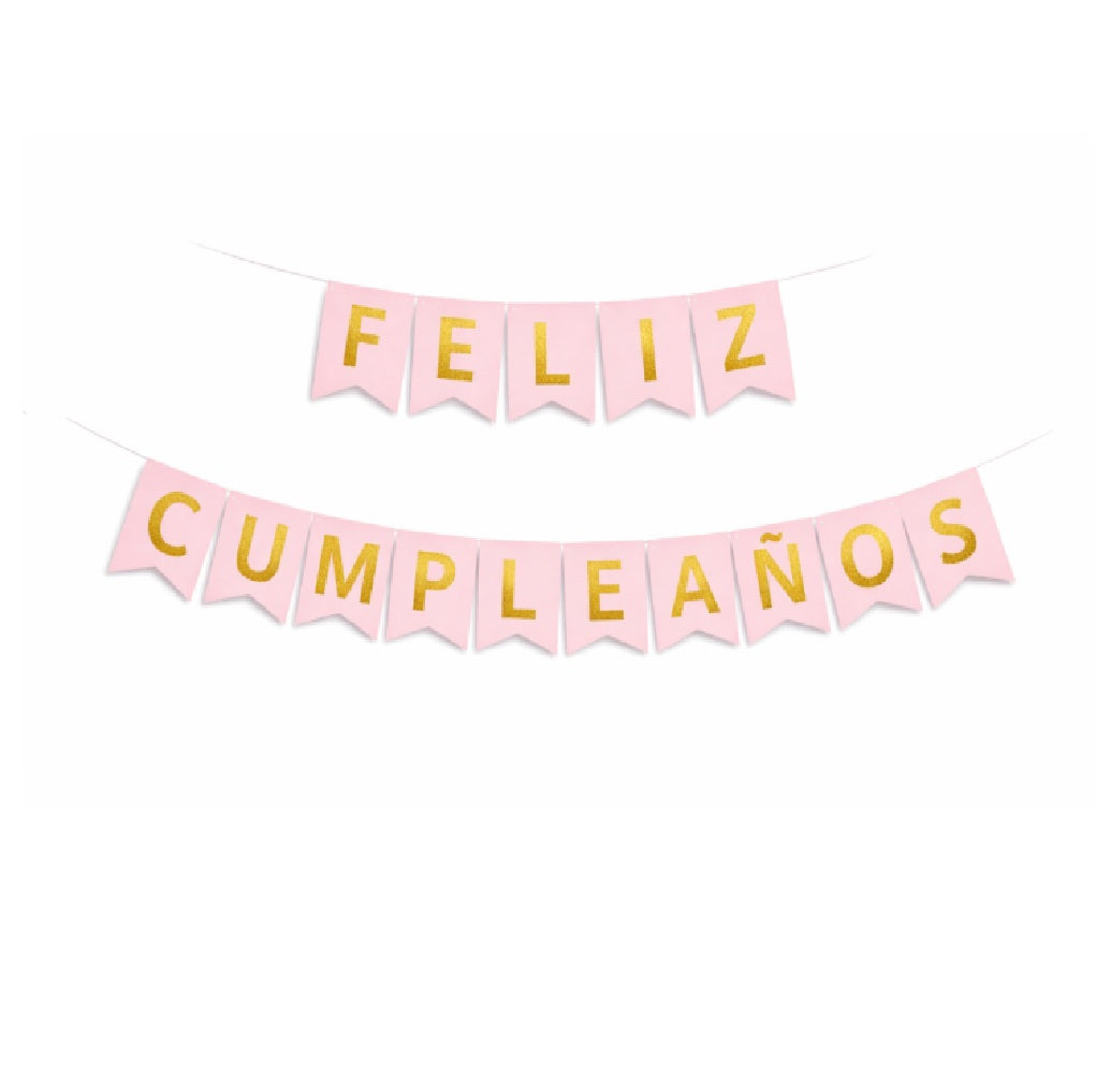 Guirnalda Feliz Cumpleaños - Decoración Cumpleaños y Fiesta