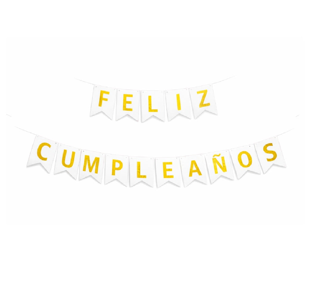 Guirnalda Feliz Cumpleaños - Decoración Cumpleaños y Fiesta
