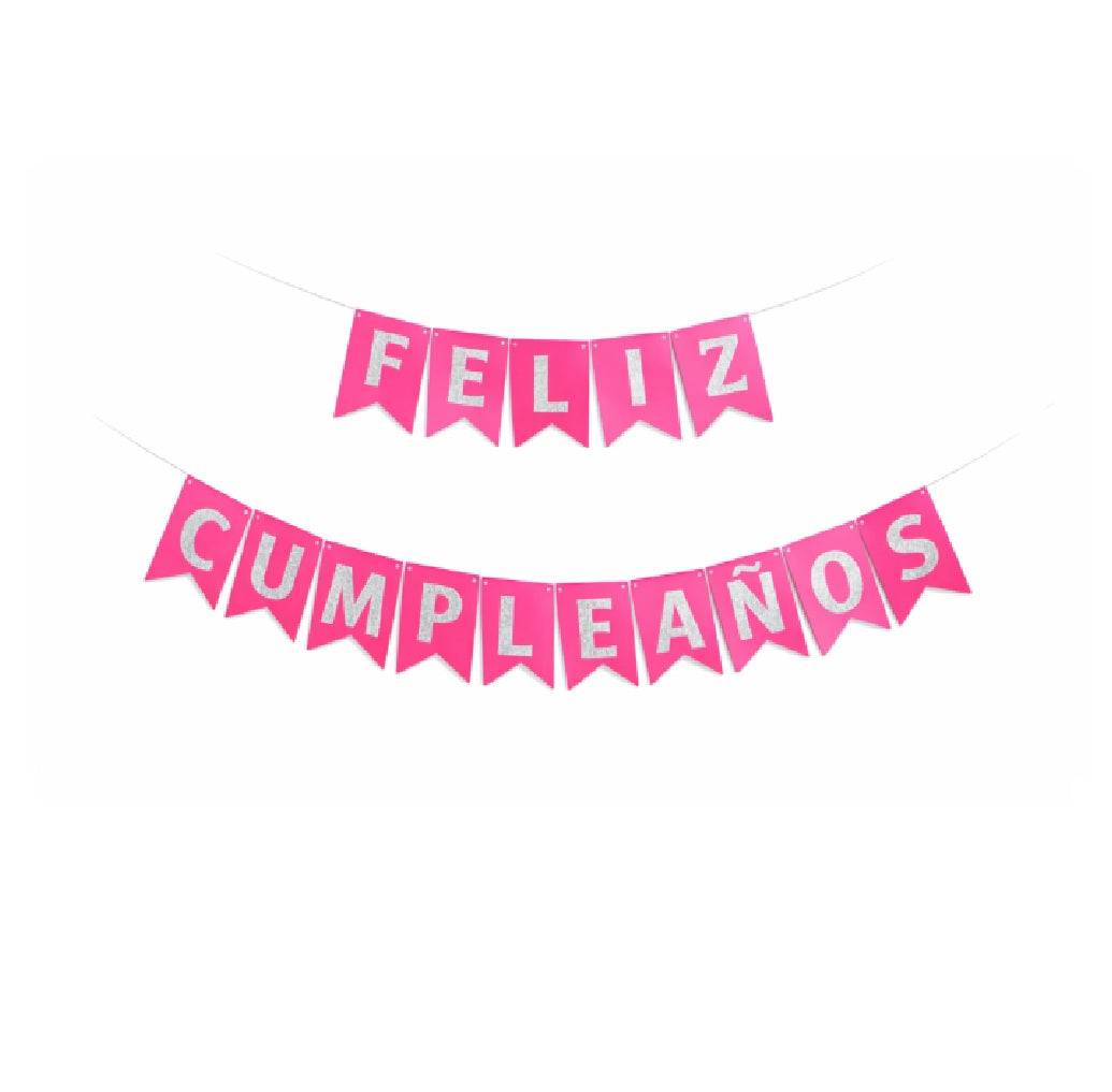 Guirnalda Feliz Cumpleaños - Decoración Cumpleaños y Fiesta