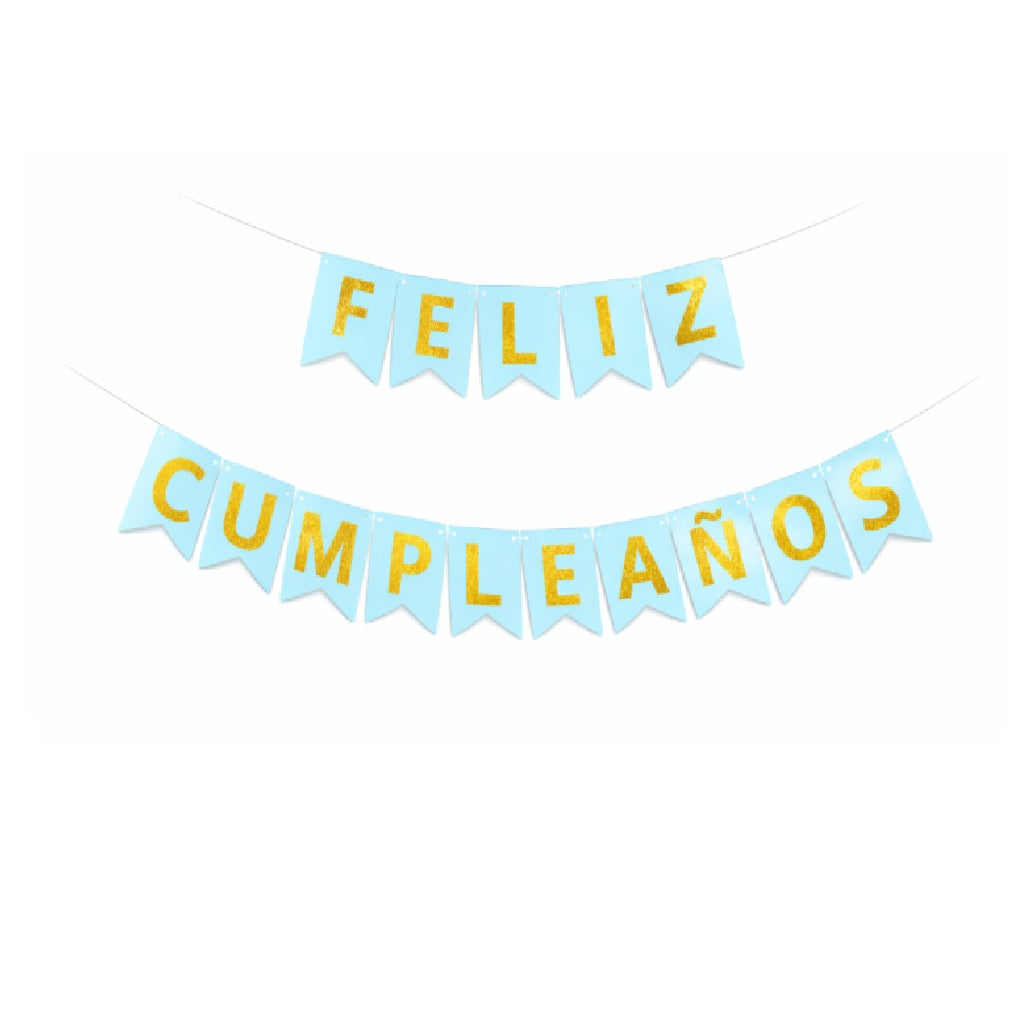 Guirnalda Feliz Cumpleaños - Decoración Cumpleaños y Fiesta