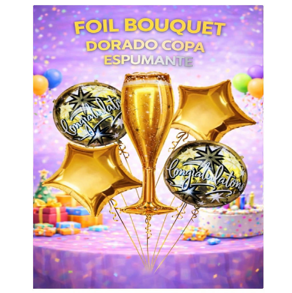 Sets de Bouquets – Globos Foil Decoración para Fiesta