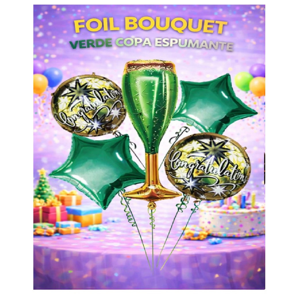 Sets de Bouquets – Globos Foil Decoración para Fiesta