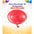 Globo Decoburbuja 18" Colores x1 - Globo Transparente Decorativo