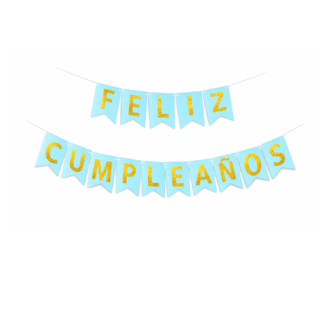 Guirnalda Feliz Cumpleaños - Decoración Cumpleaños y Fiesta