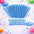 Bombillas Polipapel Brillantes x12 - Bombillas para Fiesta