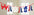 Set Guirnaldas Chile 2.2 Metros