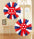 Guirnaldas Fiestas Patrias Set Abanicos De Chile 50 & 40 Cm
