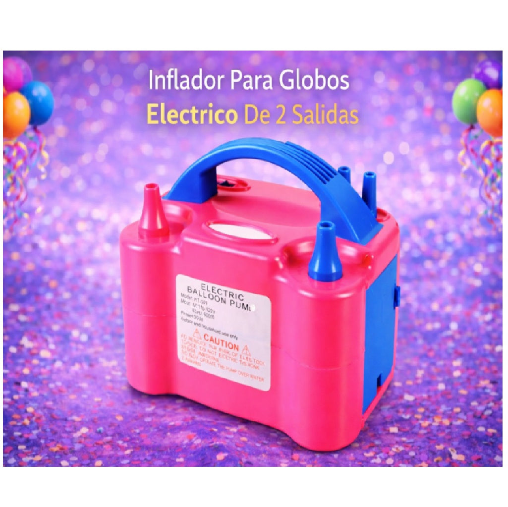 Infladores para Globos Manuales y Eléctricos para Inflar Globos de Fiesta