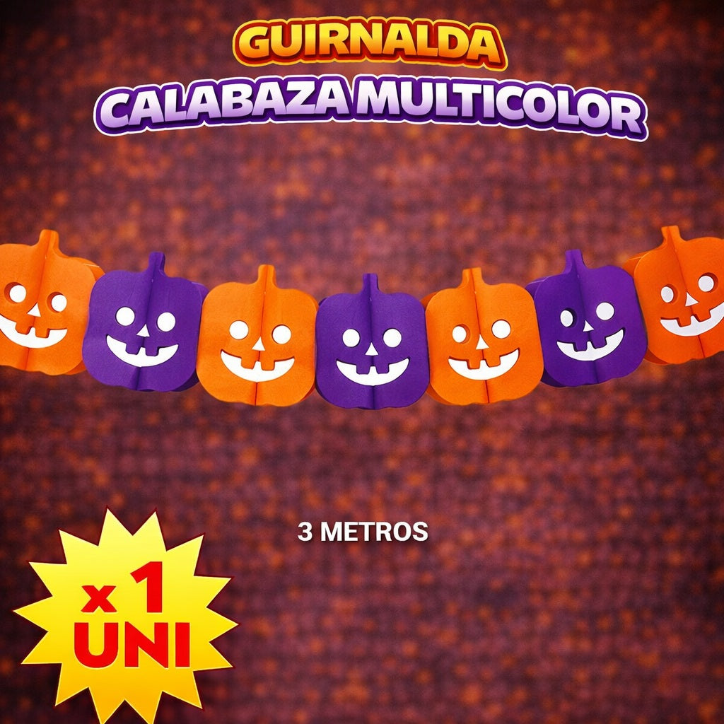 Guirnalda Halloween - Decoración Halloween y Fiesta Temática