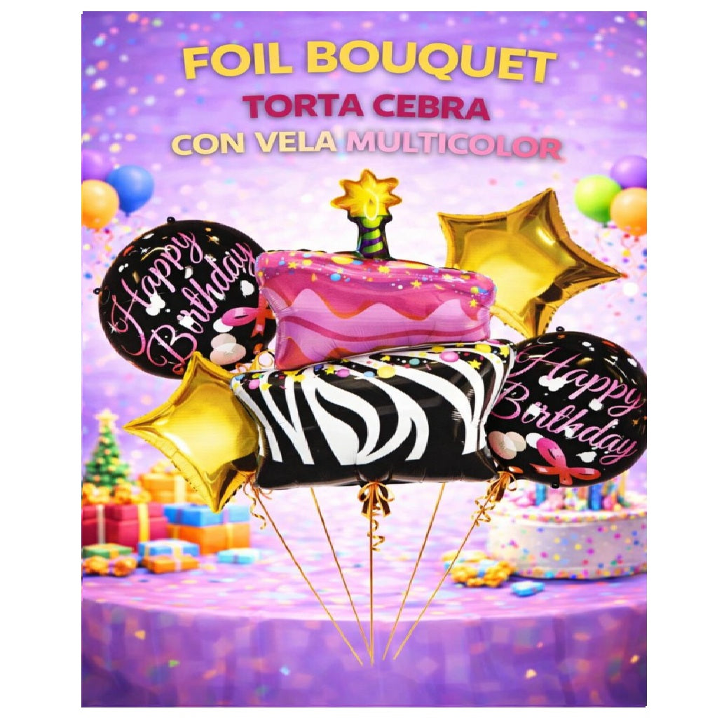 Sets de Bouquets – Globos Foil Decoración para Fiesta